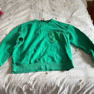 Desigual Vibrant Green Crewneck Top